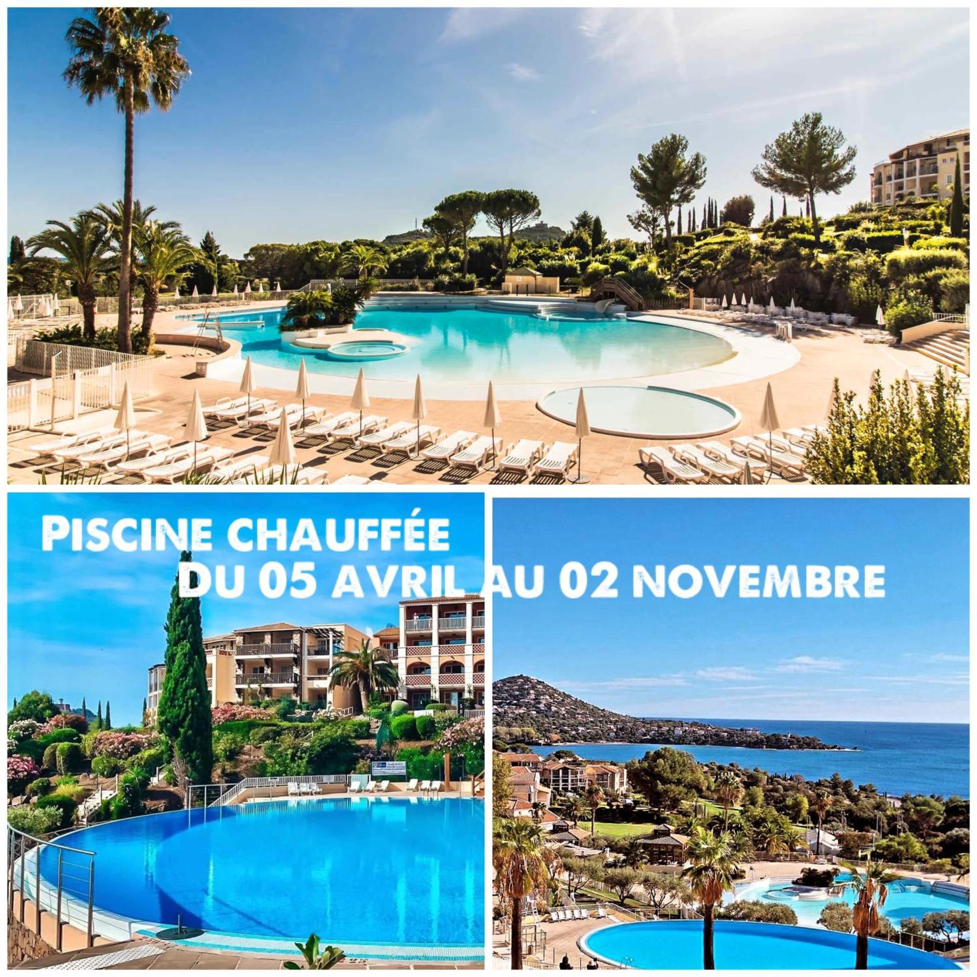 T2 En Rez De Jardin Privatif Cloture , Cap Esterel Pierre Et Vacances ,Piscine Chauffee Des Le 05 Avril Au 02 Novembre Saint-Raphaël Eksteriør billede